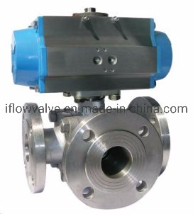 Three Way Ball Valve T Type / L Type Class150~Class300 / Pn16~Pn40